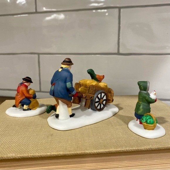 Department 56 Harvest Seed Cart #5645-6 Retired Heritage Village Collection - Picture 3 of 9